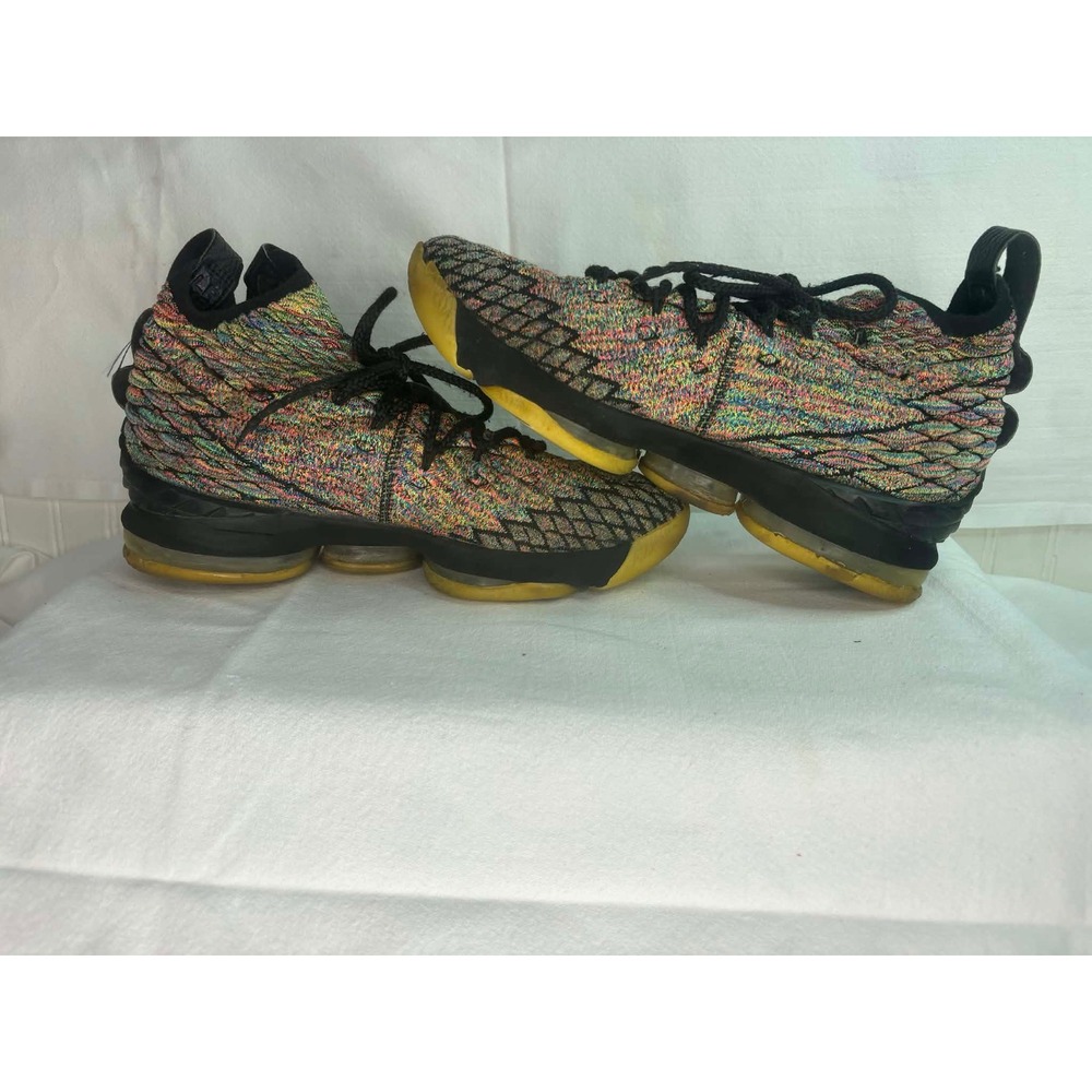 Nike LeBron 15 Fruity Pebbles Multi-Color Basketball Shoes 897648-900 Men8 w 9.5